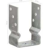  Sidra za ogradu 12 kom srebrna 9 x 6 x 15 cm pocinčani čelik | shoptok.hr