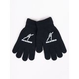 Yoclub Kids's Boys' Five-Finger Gloves RED-0012C-AA5A-018 | ePonuda.com