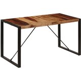  Blagovaonski stol od masivnog drva šišama 140 x 70 x 75 cm | shoptok.hr
