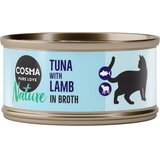  Varčno pakiranje Cosma Nature 48 x 70 g - Tuna z jagnjetino | shoptok.hr