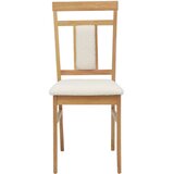  Stolac za blagovanje 2 pcs Prirodna i svijetla Čvrsto drvo | shoptok.hr
