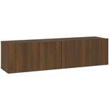 vidaXL Stenska TV omarica rjavi hrast 120x30x30 cm, (20620308) Cene