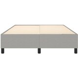  Okvir za krevet s oprugom svjetlosivi 140 x 190 cm od tkanine | shoptok.hr