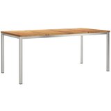 vidaXL Zunanja jedilna miza 180x90x75 cm iz trdnega tikovega lesa | Shoptok.si
