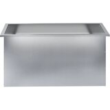  Vrtna posuda za sadnju s LED svjetlom 2 kom. Srebrna - Pocinčani čelik 50 x 100 x 48 cm 2 | shoptok.hr