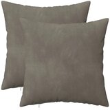 Jastuk s jastukom HEERLEN 2 kom. Svjetlosiva Baršun - Svjetlosiva 30 x 30 cm 2 Cijene