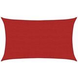  Senčno jadro 160 g/m² rdeča 5x8 m HDPE | Shoptok.si