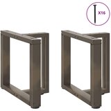  Noge za klub stolić T-oblika 2 kom Crne 50x25x(42-43) cm Čelik | shoptok.hr