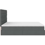 vidaXL Okvir kreveta s madracima tamnosivi 180x200cm tkanine | shoptok.hr