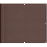  Balkonsko platno rjavo 90x1000 cm 100 % poliestrski oxford | Shoptok.si