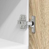 vidaXL Viseča omarica Riga Sonoma hrast in bela 30 x 31 x 40 cm | Shoptok.si