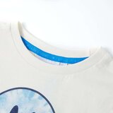  Dječja majica prljavo bijela boja 128 | shoptok.hr
