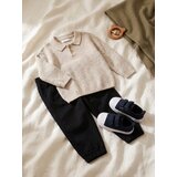 Sinsay Pamučni pulover s polo ovratnikom | shoptok.hr