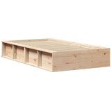  Krevetna konstrukcija Vosak smeđa 75 x 190 cm | shoptok.hr