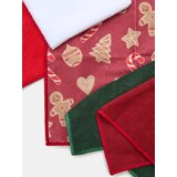 Sinsay Set krpa s božićnim motivom 5 pack | shoptok.hr