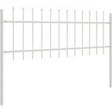  Vrtna Ograda 3 pcs Bijelo 5,1 x 0,6 m Čelik s prahom | shoptok.hr