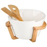Altom design zdjela za salatu s podlogom i žlicama od bambusa 29 x 25 x 16cm - 01010052034 | shoptok.hr