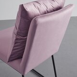 Modern Living stol bono, roza, žamet | Shoptok.si
