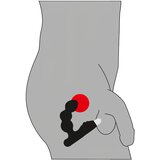 Rebel - sferični vibrator za prostatu (crni) | shoptok.hr