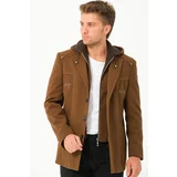 Dewberry K7532 MEN'S COAT-PLAIN CAMEL