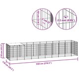  Kavez za pse srebrni 6,05 m² čelični | shoptok.hr