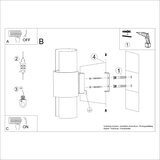 Nice Lamps Bela stenska svetilka Aurea – | Shoptok.si