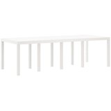  Stol za vrt Bijelo 250 x 100 x 73 cm poliratan | shoptok.hr