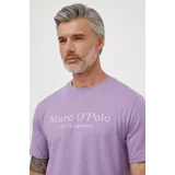 Marc O'Polo Bombažna kratka majica moški, vijolična barva