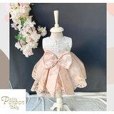  set bebi u kutiji 5/1 haljina, bodi, traka, štrampice, cipelice, boja breskve | shoptok.hr
