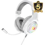 Redragon Hylas H260 RGB žične gaming slušalke bele barve | Shoptok.si