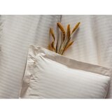 Mijolnir Podaljšana kremno bela posteljnina za zakonsko posteljo iz bombažnega satena 240x220 cm Stripe – | Shoptok.si