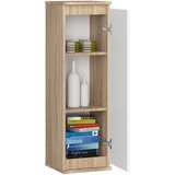 AKORD Clp Stenska Vitrina, Hrast Sonoma/Bela, (5000332736) | Shoptok.si