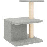  Penjalica za mačke sa stupovima za grebanje svjetlosiva 48 cm | shoptok.hr