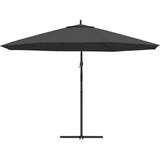  Konzolni vrtni suncobran s aluminijskim stupom 350 cm antracit | shoptok.hr
