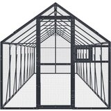  Kavez za ptice antracit 1 79x8x1 85 m aluminijski | shoptok.hr