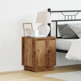 vidaXL Nočne omarice Set 2 Stari les Inženirski les 39 x 34.5 x 50 cm | Shoptok.si
