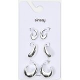 Sinsay Set srebrnih naušnica | shoptok.hr