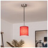 Brilagi LED luster na sajli NUBILA 1xE27/60W/230V Ø 14 cm crna/crvena | Eponuda.com