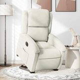  Naslonjač na podizanje krem baršunasti | shoptok.hr