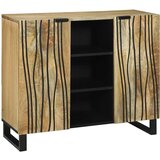 vidaXL Komoda Smeđa 90 x 33 x 75 cm masivno drvo manga Cijene