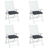  Blazine za stole 4 kosi antracitne 40x40x7 cm tkanina, (20623550) | Shoptok.si