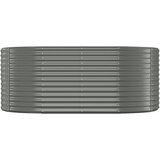  Povišena vrtna gredica od pocinčanog čelika 175x100x68 cm sivi | shoptok.hr