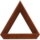  Vrtna posuda za sadnju 40 x 34,5 x 75 cm od čelika COR-TEN | Eponuda.com