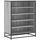 Maison Chic Omarica za obutev - Kopa za čevlje siva sonoma 75x38x97,5 cm inž. les in kovina, (21777473) Cene