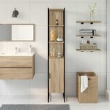  Kupaonski ormar Sonoma 33 x 33 x 185,5 cm Konstruirano drvo | shoptok.hr