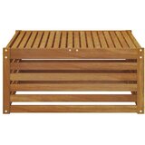 Vanjski stol Čvrsto drvo akacije Prirodna 79 x 79 x 37 cm - Prirodna stol | shoptok.hr
