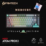 Fantech tastatura mehanicka gaming MK913 rgb atom PRO83 wireless mercury (blue switch) | ePonuda.com