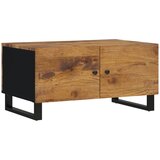 Maison Chic Klubska mizica - kavna mizica - Nizka mizica 80x50x40 cm trden mangov les in inženirski les, (21753656) Cene