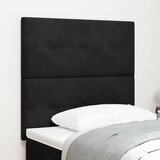  Uzglavlje Crna 90 cm Baršun | shoptok.hr