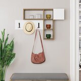 Woody Fashion Zidna polica Belo-Braon